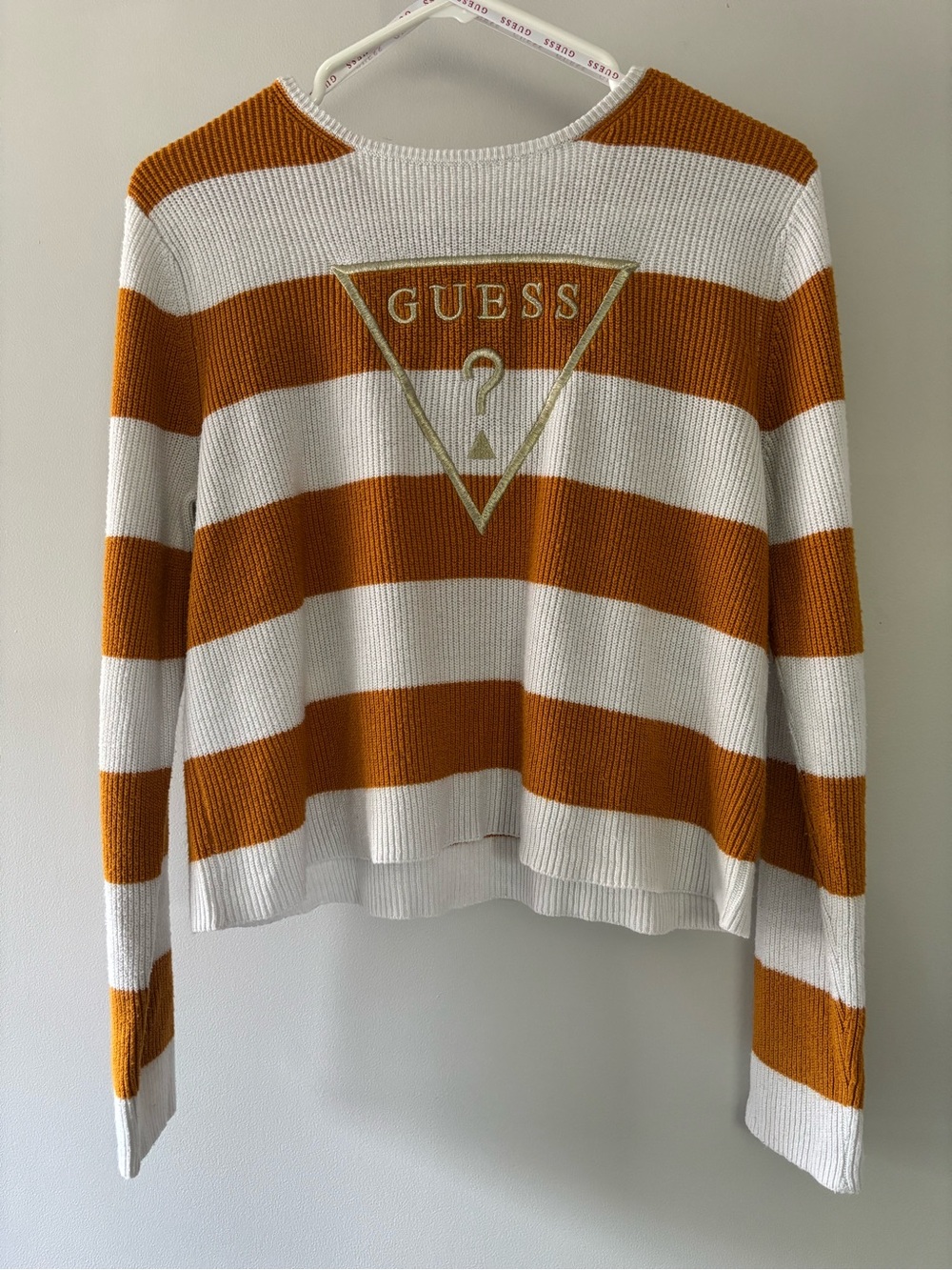 GUESS Striped Crewneck Sweater